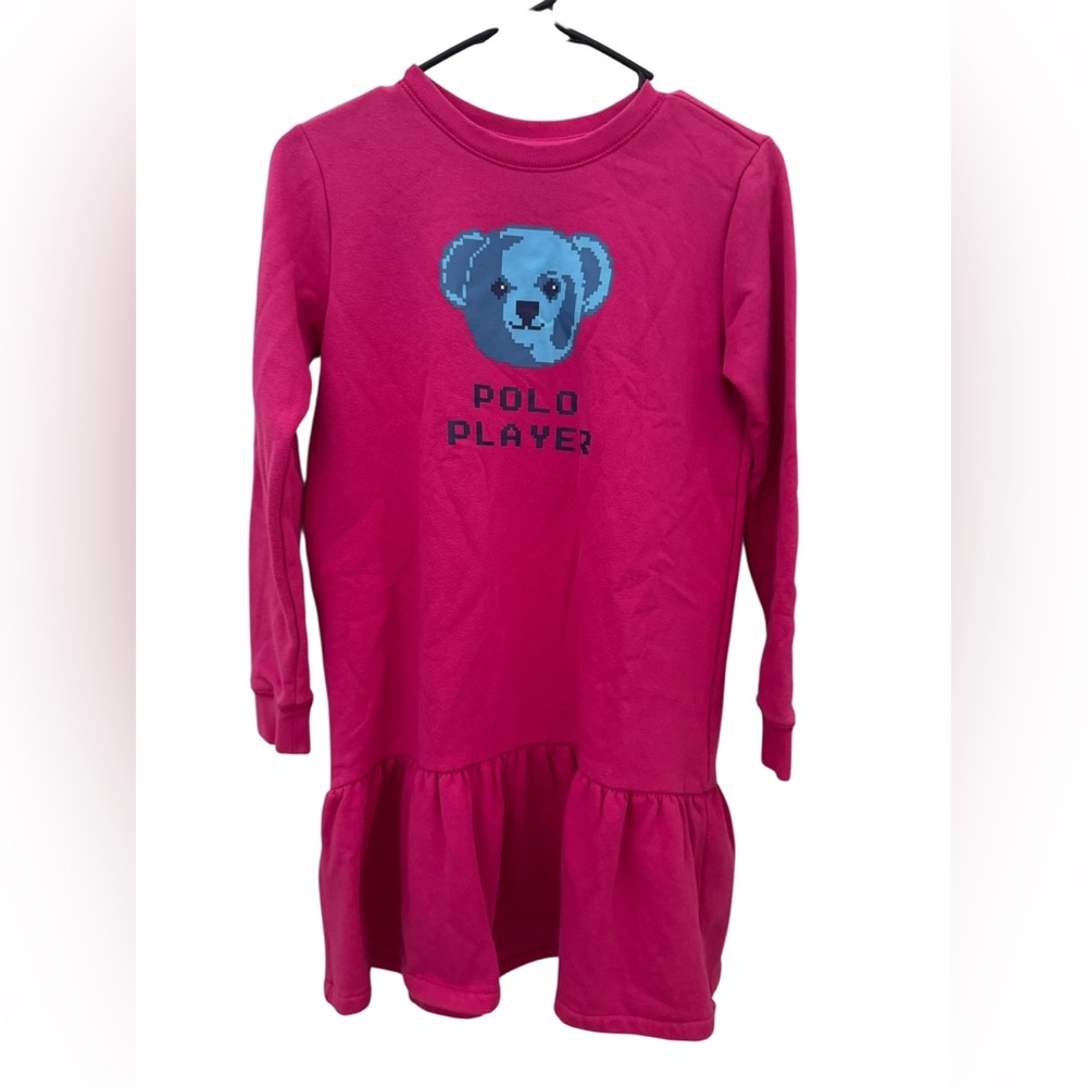 POLO Ralph Lauren Girls 12-14 size L POLO PLAYER DRESS fall/winter